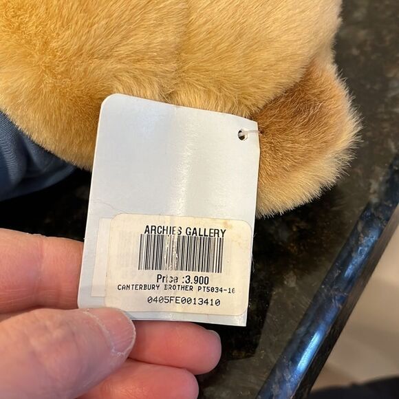 Canterbury Teddy Bear Plush Stuffed Animal 10" Tall with blue shirt. NWT - Picture 11 of 11
